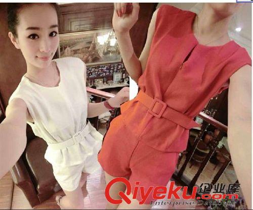 廠家主推產(chǎn)品 韓版女人精品服裝免費(fèi)代理加盟 純色無袖雪紡衫+短褲套裝 配腰帶圖片|廠家主推產(chǎn)品 韓版女人精品服裝免費(fèi)代理加盟 純色無袖雪紡衫+短褲套裝 配腰帶產(chǎn)品圖片由深圳市寶安區(qū)新安柏思妮服裝廠公司生產(chǎn)提供-